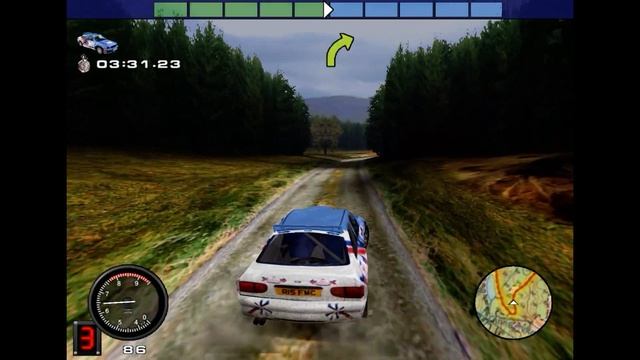 Gameplay Rally Championship 2000 Mobil 1, car Ford Escort RS2000 смотреть онлайн