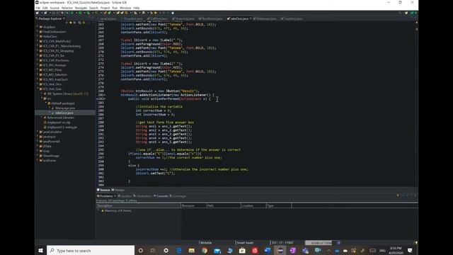 Use Java jFrame to make a quiz/Share data between different jFrame windows смотреть онлайн