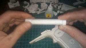 DIY пистолет макарова пм из бумаги ч14