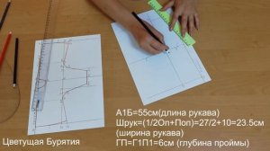 Построение выкройки мужского дэгэла.