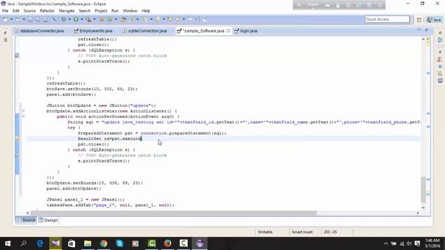 java bangla tutorial (part 20) || Upate data in sqlite database in java смотреть онлайн