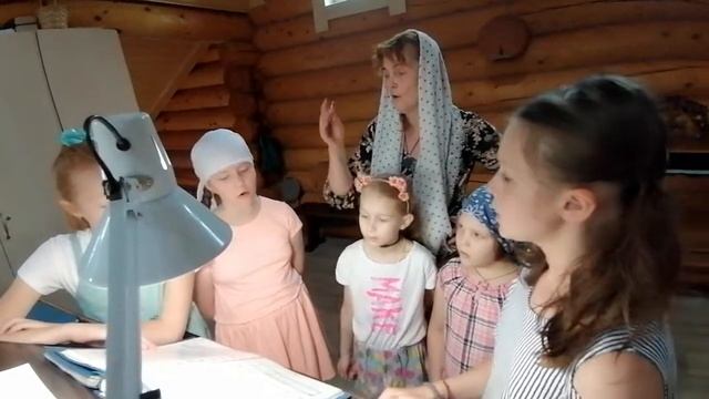 Детский церковный хор. Учим Задостойник Вознесения. смотреть онлайн