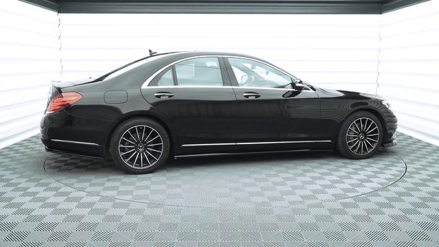 Mercedes-Benz S W222 | Maxton Design Splitter Set | Presentation #206