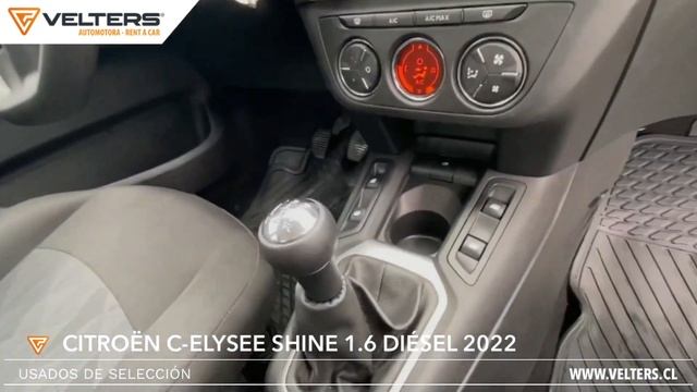VELTERS (usados) - CITROEN C-ELYSEE SHINE 1.6 DIESEL 2022 Gris смотреть онлайн