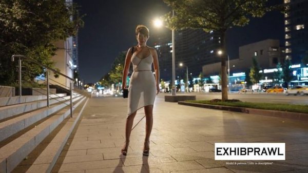 @elleandtj Sheer Dress in public - Wearing see through dress