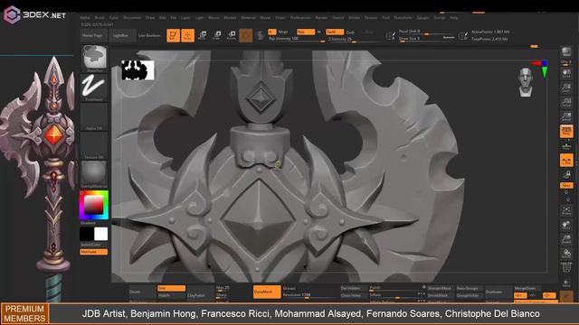Making a Stylized Battle Axe 3d model and texture - Tutorial Preview смотреть онлайн