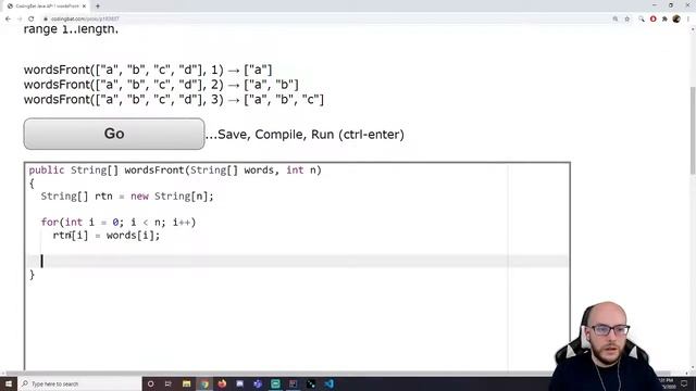 [CSA] CodingBat: String Arrays смотреть онлайн