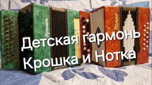 Гармонь Крошка и Нотка. Детские гармошки.