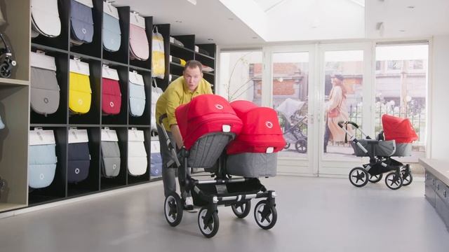 BUGABOO DONKEY 3 | Обзор премиальной коляски для близнецов и погодок смотреть онлайн