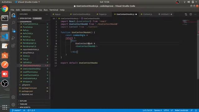 useContext | Hooks | Part #38 | React js in Hindi tutorial смотреть онлайн