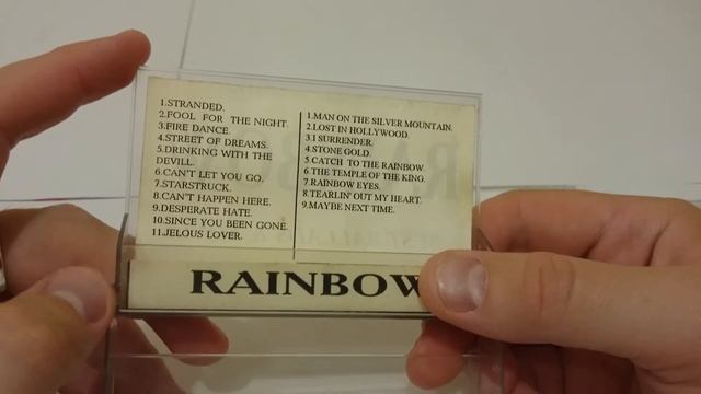Аудиокассета! Группа Rainbow! кассета Goldstar! Обзор! смотреть онлайн