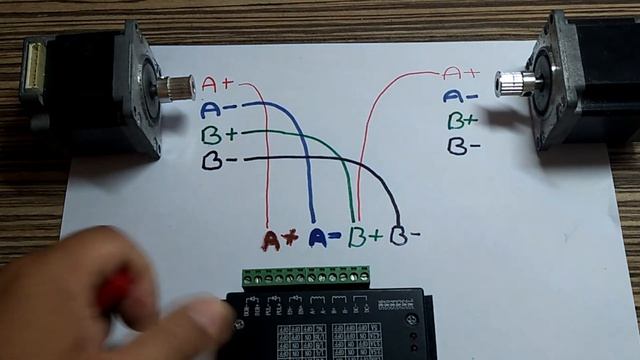 How to Wiring two Stepper motors on a Single Axis Spinning in Opposite with Single Driver смотреть онлайн