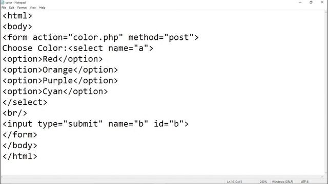 How to Change Color Using List in PHP Ep-11 смотреть онлайн