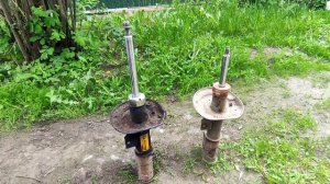 Стойки Асоми на Весту 2 года эксплуатации.