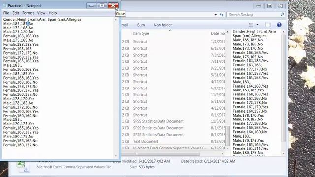 R Commander - Create and Import CSV File смотреть онлайн