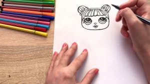 Как нарисовать куклу ЛОЛ / LOL surprise dolls!