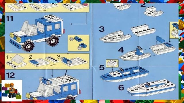 LEGO Instructions - Town - Leisure - 6698 - RV With Speedboat