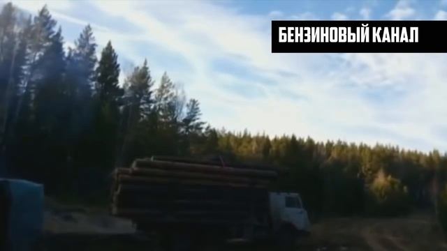 ЛЕСОВОЗЫ ПО БЕЗДОРОЖЬЮ ВОДИТЕЛИ ОТ БОГА ЗА РУЛЁМ
