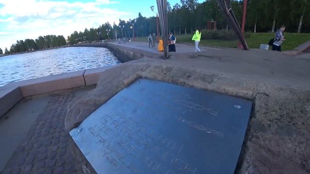 Онежская набережная. Прогулка по Петрозаводской набережной. Вечерняя прогулка по Петрозаводску. ВПК смотреть онлайн
