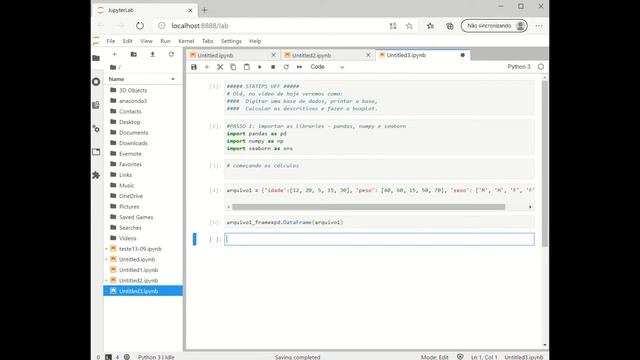 Boxplot e Estatística Descritiva no Python usando NUMPY, PANDAS e SEABORN смотреть онлайн