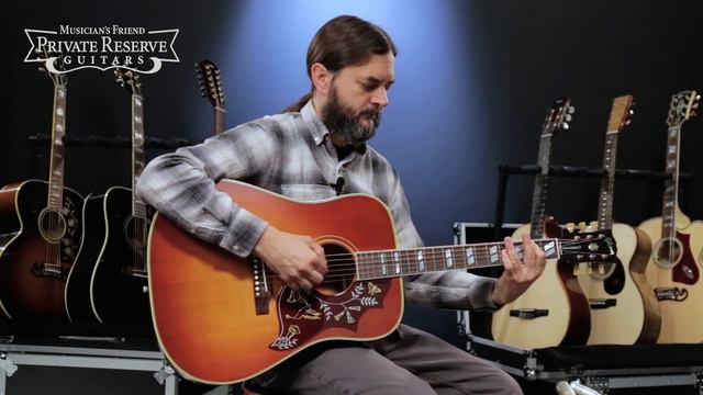 Gibson 2018 Hummingbird Vintage Acoustic Guitar смотреть онлайн