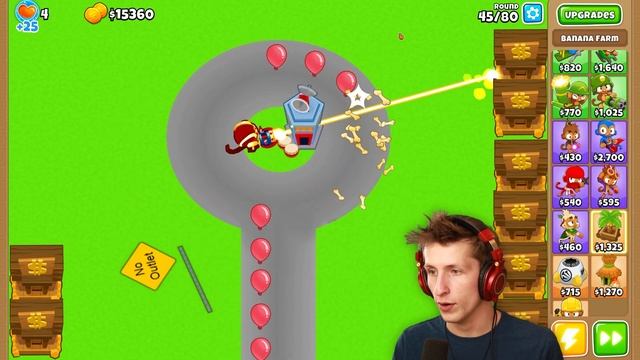 HYPERSONIC Dartling Gunner HACK?! (Bloons TD 6 Dartling Gunner Mod) смотреть онлайн