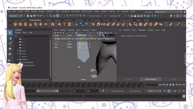 [ CREATE ] HOW TO CREATE HAIR? | Modeling in MAYA смотреть онлайн