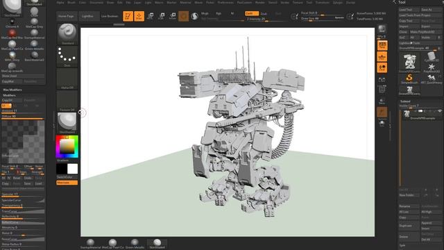 005 ZBrush Material Cel Shading смотреть онлайн