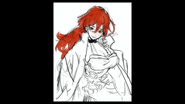 Drawing Himeko fan art | Honkai: sr смотреть онлайн