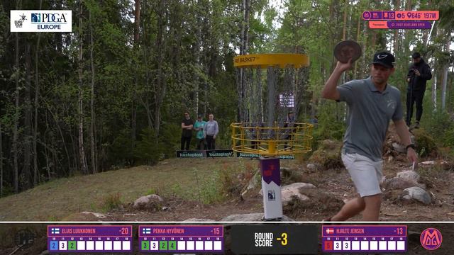 2022 PDGA Euro Tour #4 - Heatland Open | R3B9 Lead Card | Luukkonen, Hyvönen, Kveseth, Jensen | MDG смотреть онлайн