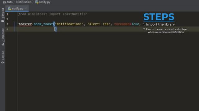 Create a Desktop Notification Alert Using Python | Python Beginner Projects смотреть онлайн