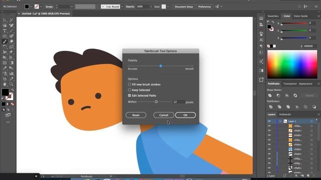Рисуем непобедимого большого человека в Adobe Illustrator | уроки для новичков смотреть онлайн