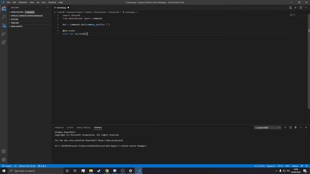 Python: Make a Discord bot (#1 - Setup) смотреть онлайн