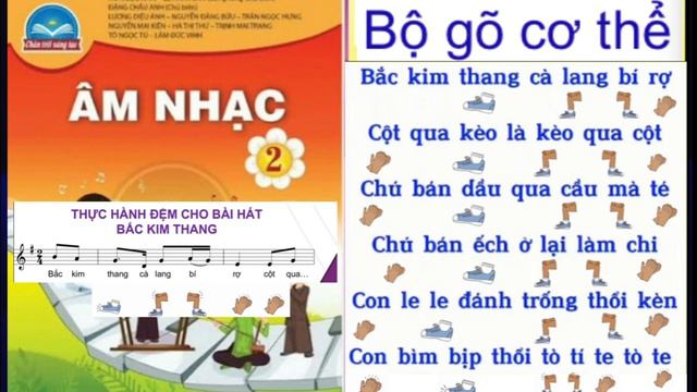 🎼 GÕ CƠ THỂ - || Bắc Kim Thang || - Âm nhạc 2 - ( Chân trời sáng tạo ). смотреть онлайн