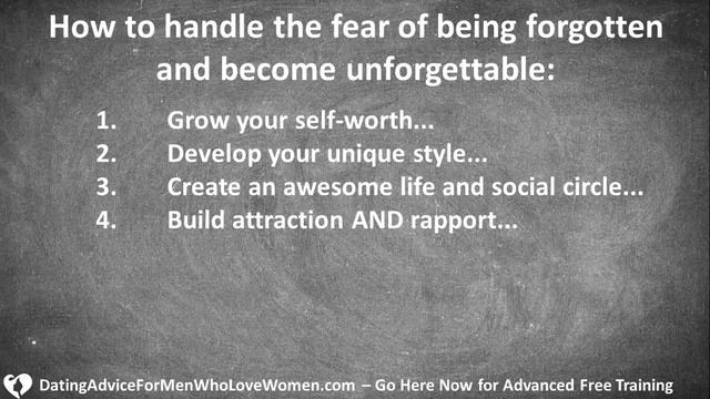 Fearing She'll Forget You: How to be Unforgettable смотреть онлайн