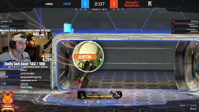 NRG vs SHOPIFY REBELLION (GarrettG vs Jstn) | $10,000 Rocket League Tournament смотреть онлайн