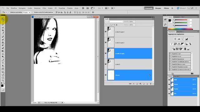 Tutorial photoshop- effetto Pop Art смотреть онлайн