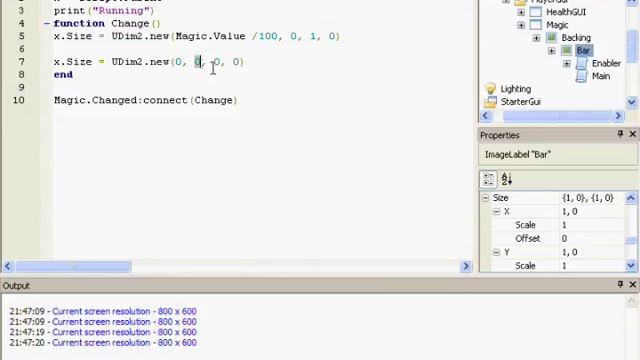 ROBLOX Lua Scripting Tutorial 4 .Changed смотреть онлайн