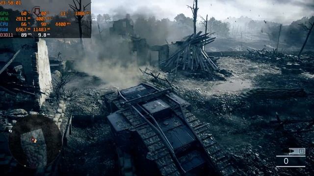 BF 1 - Intel Core I5 4690K Oc 4.4 GTX 1070Ti TESTGAME 2020