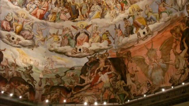 spooky climb inside the dome of Florence Cathedral смотреть онлайн