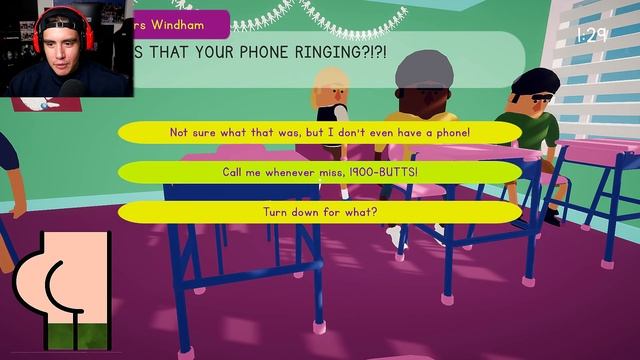 HAVING TO FART IN CLASS IS THE SCARIEST GAME OF THE YEAR | Free Random Games смотреть онлайн