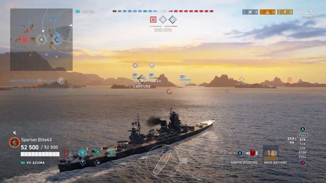 Buffed Azuma! Is It Any Good? (World of Warships Legends) смотреть онлайн