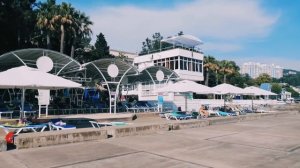 Сочи. Санаторий им. Фрунзе. Прогулка и обзор по пляжу☀️?