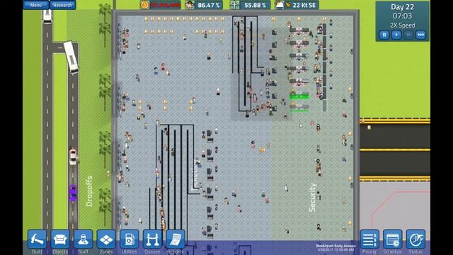Let's Play Sim Airport Again - #10 - More Security смотреть онлайн