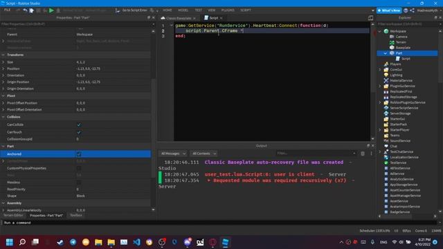 Basics of CFrames [ROBLOX Studio] смотреть онлайн