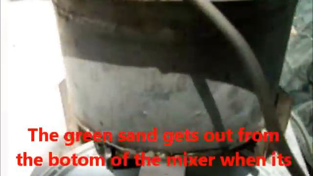 Mixer for Foundry home made "Green Sand" mixer in action and tools смотреть онлайн