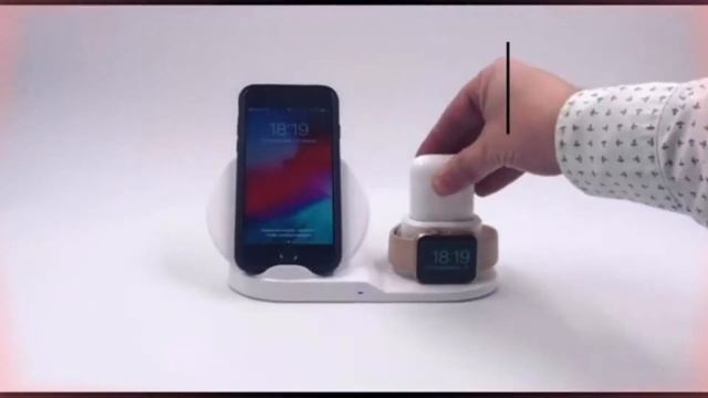 Зарядная док станция 3 в 1 для Apple Watch смотреть онлайн