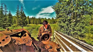 ОТКУДААА СТОООЛЬКО МЕТАЛЛА! ГРУЖУ ПОЛНЫЙ ПРИЦЕП! НАШЁЛ СТАРИННУЮ ПИЛОРАМУ! ДИСКИ,РЕЛЬСЫ, ДАЖЕ ТЕЛЕГИ