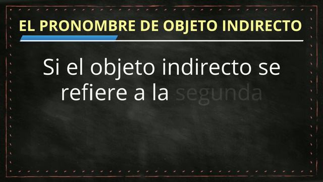 Estos Son Los PRONOMBRES De OBJETO Directo E Indirecto EN ESPAÑOL