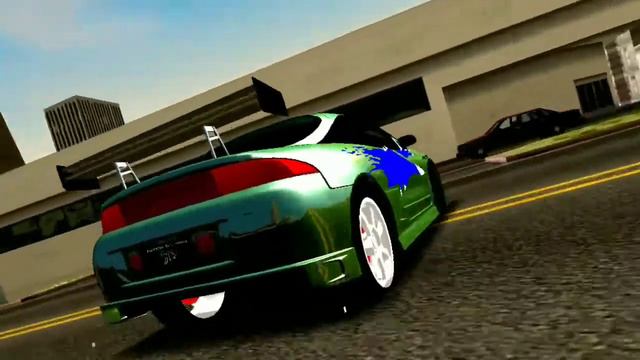 Mitsubishi Eclipse GSX de Rápido y Furioso solo DFF para GTA SA Android смотреть онлайн